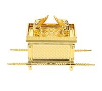 FUNOMOCYA Lega di Zinco Statuetta Dell'alleanza Oro per Casa | Decorazione per Interni, Design Artistico Unico, Funzione Porta Piccoli Oggetti, per Atmosfera Sacra
