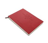 FUNOMOCYA Libro Contabile Pagine Rosso Orizzontale Taccuino Pratico per Contabilità Personale e Aziendale Taccuino Note Scolastiche Leggero e Compatto per Organizzazione e Pianificazione