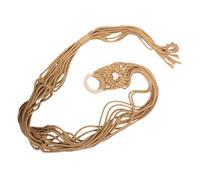 FUNOMOCYA Macrame Guitar Wall Hanger Nordic Minimalist Boho Style Secure Mount For Acoustic Electric Ukulele Safe Instrument Storage