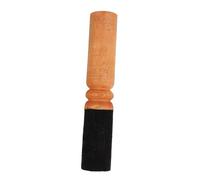 FUNOMOCYA Maglio Di Legno e Pelle Pu Per Ciotola Sonora Tibetana, Bastoncino Accessorio Per Meditazione Buddista, Mazzuolo Medio Da 13 Cm Per Suoni Rilassanti e Pratiche Di Meditazione