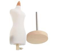 FUNOMOCYA Manichino Sartoriale Piccolo con Supporto Regolabile Forma Realistica per Abiti da Donna Accessorio Professionale per Cucito e Modellismo Vestiti