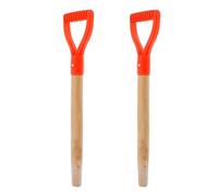 FUNOMOCYA Manico di Ricambio per Pala da Giardino a Forma di d in Legno Resistente Set 2 Pezzi Manici Lunghi 50 CM per Utensili da Scavo e Forche Accessori per Giardinaggio e