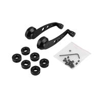 FUNOMOCYA Manopole per Finestrini Auto Lega Alluminio Nere Kit per Sostituzione Maniglie Compatibili con La Maggior Parte Dei Veicoli Colore Casuale