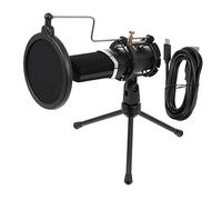 FUNOMOCYA Microfono A Condensatore Per Pc Microfono Condensatore Chat Musicale Accessorio Per Computer Multifunzionale Set Per Casa Elegante Semplice