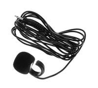 FUNOMOCYA Microfono a Dito Per Flauto e Strumenti a Fiato Mini Microfono Da Palco Clip a Filo Da 3 Metri Per Esibizioni Musicali e Lezioni