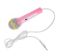 FUNOMOCYA Microfono Giocattolo per Bambini Piccoli Jack 3,5 Mm Microfono in Plastica Portatile ad Alta Sensibilità Amplificatore Integrato e Karaoke per Bambine e Bambini