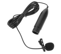 FUNOMOCYA Microfono Lavalier Clip Da Collare Design Indossabile Per Registrazione Interfaccia Xlr Tre Pin Materiale Di Adatto Discorsi Streaming Live Facile Installazione Plug-and-play