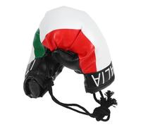 FUNOMOCYA Mini Guantoni da Boxe Patriottici Portachiavi in Miniatura Decorazione per Auto Amanti della Boxe 1