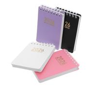 FUNOMOCYA Notebook Small Monthly Planner Spiral Coil Organizer With Thick Ink-safe Paper Portable Mini Journal For Daily Scheduling And Appointments