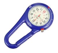 FUNOMOCYA Orologio da Taschino Clip in Lega Quadrante Fluorescente che Brilla al Buio Orologio al Quarzo Leggero Unisex per Arrampicata Zaino e Cintura Adatto per Sport Outdoor e Uso