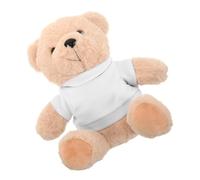FUNOMOCYA Orsetto di Peluche Fai da Te Morbido e Tenero con Maglietta Bianca per Shower Compleanni e Festività Regalo Unisex per Ragazzo Ragazza e Adulti