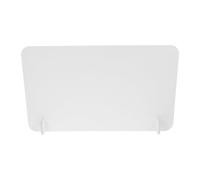 FUNOMOCYA Pannello Divisorio per Scrivania Portatile Schermo Privacy per Mensa e Ambienti Affollati in Plastica Trasparente Facile da Montare