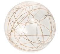 FUNOMOCYA Paralume in Vetro Argento per Lampada e Applique da Parete, Superficie Liscia e Facile da Installare, per Decorazione Casa e Studio