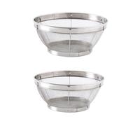 FUNOMOCYA Per Il Lavaggio Delle Verdure Filtro A Maglie Supporto Per Il Lavaggio Del Riso in Acciaio Inox Per Lo Scolo Della Frutta Da Cucina Da Cucina