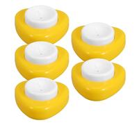 FUNOMOCYA Perforatore per Uova con Base Plastica Robusta, Set da 5 Pezzi per Forare Uova Sode al Vapore, Utensile Manuale per Cucina e Preparazione Colazioni