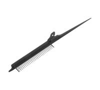 FUNOMOCYA Pettine per Partizioni Precise e Styling Versatile Chioma in Plastica Nera per Colpi di Luce Coda Sottile per Utilizzo Professionale in Salone a Casa