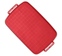 FUNOMOCYA Piastra Silicone Resistente al Calore per Forno e Microonde Teglia Multifunzione per Cottura Veloce di Dolci e Snack con Doppie Maniglie Facili da Trasportare per Cucina e Regalo