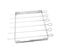 FUNOMOCYA Pollo per Arrostire La Carne Barbecue da Spiedini in Metallo Accessori per Barbecue da