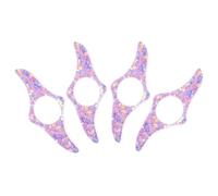 FUNOMOCYA Porta Pagine per Libri di Testo in Resina Set da 4 Porta Libri a Dita Decorativi Leggeri Supporto per Lettura una Mano e Studenti