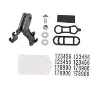 FUNOMOCYA Porta Torcia per Bicicletta Professionale Supporto Fisso Antiscivolo per Luce da Bici Clip Multifunzionale per Numero Gara e Faretto Compatibile con Mountain Bike e Bici da Corsa