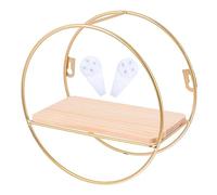 FUNOMOCYA Portaoggetti in Ferro Scaffale Portaoggetti Stile Nordico Decorazione Da Parete Organizer Spazio Intorno Casa Posizionare Vasi Fiori Libri Ornamenti