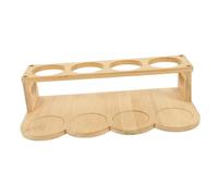 FUNOMOCYA Portaspezie da Banco in Bambù e Organizer per Barattoli Olio e Spezie con Piano per Cucina e Supporto Stabile per Vasetti Condimenti