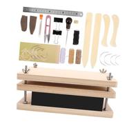 FUNOMOCYA Pressa Versatile Set di Attrezzi per Rilegatura Libri per Rilegatura Affidabile in Legno e Metallo per Fai da Te e Creazione di Libri Artigianali