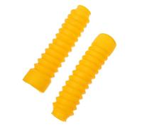 FUNOMOCYA Protezione per Forcella Anteriore Gialla Copertura Ammortizzatore per Ghette per Forcella Resistente e Facile da Installare La Vita Dei Tuoi Ammortizzatori