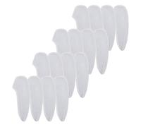 FUNOMOCYA Protezione Punta Coltello in Plastico Bianco, Custodie per Punte da Taglio Facili da Usare e Leggere, Confezione da 30 Pezzi la Protezione e Conservazione degli Utensili