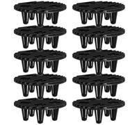 FUNOMOCYA Rialzi per Vasi di Piante 10 Pezzi in Plastica, Supporti da 12 CM per Sottovasi Funzione Drenante, Utilizzabili su Patio e Balcone per Prevenire Marciume