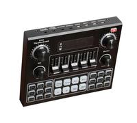 FUNOMOCYA Scheda Audio Esterna Cambia Voce Portatile Travestitore Vocale 8 Livelli Di Regolazione 3 Effetti Personalizzati E 12 Effetti Speciali Per Cellulare E Computer