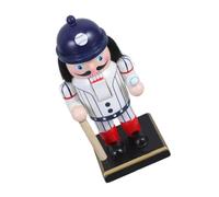FUNOMOCYA Schiacci in Legno a Tema Baseball Decorazione Versatile Bianco per Casa e Mobili Design Unico per Appassionati di Sport e Feste Colore Casuale
