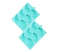 FUNOMOCYA Set 2 Pezzi Stampi per Dolci in Silicone a Forma di Pesce Carp, Facili da Usare e Pulire, fare Torte e Ghiaccio Colore Casuale