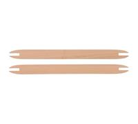 FUNOMOCYA Set 2 Pezzi Strumenti per Tessitura in Legno Beige Superficie Liscia, Accessori Pratici per Maglioni e Sciarpe, per Progetti di Lavori Manuali e Crochet