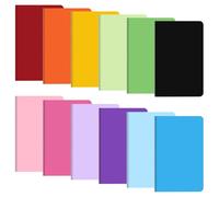 FUNOMOCYA Set 20 Mini Quaderni Tascabili A6 a Righe Copertina Colorata, Blocco Note Portatile per Appunti di Riunione, Diario Piccolo Formato per Scuola, Ufficio e Viaggi Colore