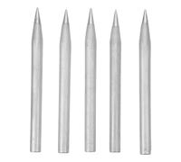 FUNOMOCYA Set 5 Punte di Saldatura da 60w in Rame Resistente al Calore, Punta Fine ad Ago per Microsaldatura, Ricambio per Saldatore per Riparazioni Elettroniche di Precisione