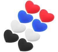 FUNOMOCYA Set 8 Pezzi Smorzatori per Racchette da Tennis a Forma di Cuore in Silicone Colorato, Ammortizzatori Antivibrazione Compatibili per Uomini e Donne, Accessori per Gioco