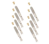 FUNOMOCYA Set 8 Pioli Per Arpa Lira in Acciaio, Accessori Di Fissaggio Per Corde, Chiodi Di Accordatura Professionali Per Strumenti a Corda, Ricambi Lisci e Resistenti Per Musicisti