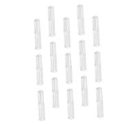 FUNOMOCYA Set da 15 Astucci Trasparenti per Penne Gel Scatola Portapenne Quadrata in Materiale Leggero Organizer per Forniture Ufficio e Scuola Adatto per Studenti e Professionisti