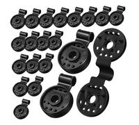 FUNOMOCYA Set da 50 Pezzi di Morsetti Resistenti per Reti Ombreggianti, Clip per Fissaggio Rapido di Teli Parasole, Robusti e Leggeri per Uso Esterno in Aree Verdi e Strutture Protette