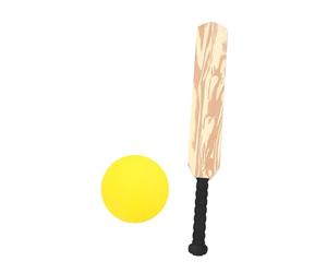 FUNOMOCYA Set da Gioco Cricket per 24 Pollici Mazza in Spugna Eva Sicura, Kit Giocattolo Creativo Sport all’Aperto per attività Ricreative nel Giardino e Interazione
