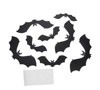 FUNOMOCYA Set Decorazioni Pipistrelli Halloween Occhi Luminosi Design Spaventoso Decorazioni Parete Stanza O Giardino per Feste Tema