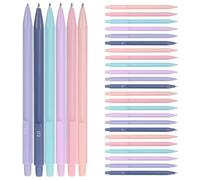 FUNOMOCYA Set di Matite Portamine Automatiche Impugnatura Triangolare in Plastica e Resina 30 Pezzi Multicolore 0,5mm Resistente e Confortevole, per Studenti e Disegno Scolastico