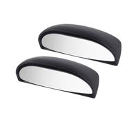 FUNOMOCYA Specchietto per Angolo Cieco Regolabile per Auto Specchietto Retrovisore Convesso Adesivo Nero Set 2 Pezzi Ampio Campo Visivo Accessori Esterni per Sicurezza di Guida