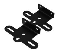 FUNOMOCYA Staffa per Riflettore Posteriore in Lega di Alluminio, Set 2 Pezzi Morsetto Fisso per Portapacchi Bici da Montagna e Strada, Accessorio Sicurezza visibilità Notturna per Adulti