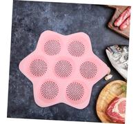 FUNOMOCYA Stampo in Silicone per Muffin e Burger Cavità Resistente Temperature Antiaderente per Forno e Friggitrice Ad Aria per Dolci Pane e Polpette Colore Rosa