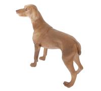 FUNOMOCYA Statuina Di Cane in Resina Realistica Animale Da Tavolo Decorazione Per Scrivania Figura Canina Da Collezione Ornamento Per Interni