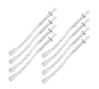 FUNOMOCYA Stoppini in Cotone Porta Tubo per Lampade a Olio e Cherosene Set da 8 Pezzi per Lanterne Ricambio per Stoppino di Lampade da Altare e Candele Rituali