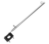 FUNOMOCYA Supporto Asta Bandiera Marina in Acciaio Inossidabile per Barche Fissaggio Robusto Resistente all Acqua Facile da Installare Design Compatto e Durevole per Yacht e Navi