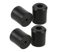 FUNOMOCYA Supporto da Parete Verticale Portasci e Porta Snowboard 4 Pezzi Gancio per Sci e Skateboard Salvaspazio in Materiale Resistente per Esposizione e Deposito in Casa e Negozio